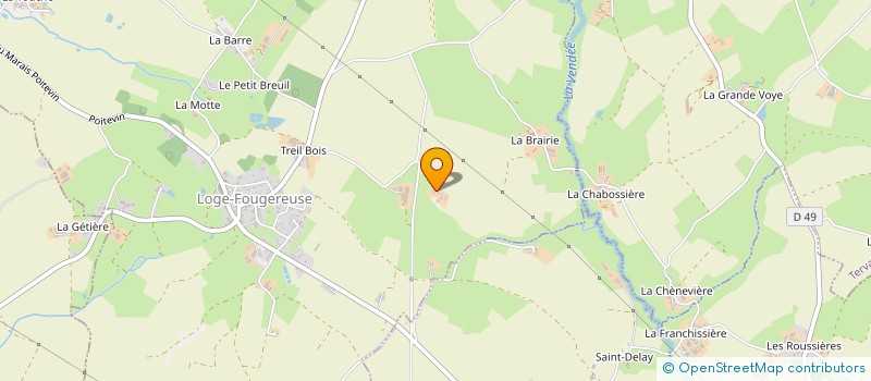 localisation de l'entreprise MONSIEUR CHRISTOPHE GELOT  LOGE-FOUGEREUSE