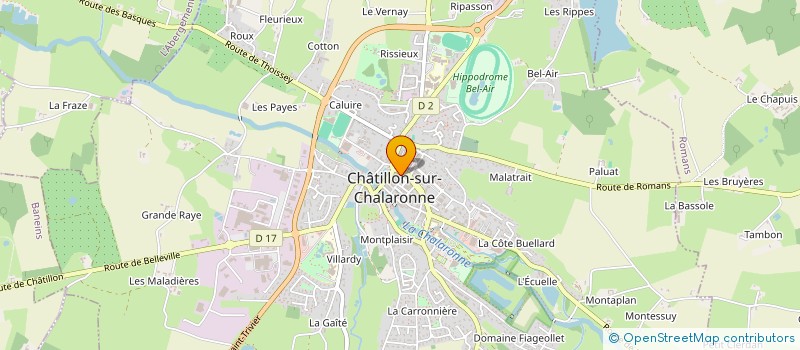 localisation de l'entreprise MONSIEUR CHRISTOPHE GELY à CHATILLON-SUR-CHALARONNE