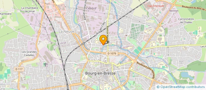 localisation de l'entreprise MONSIEUR CHRISTOPHE GENAUDY à BOURG-EN-BRESSE
