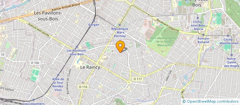 localisation de l'entreprise MONSIEUR CHRISTOPHE GENDRON  LE RAINCY