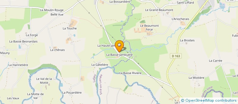 localisation de l'entreprise MONSIEUR CHRISTOPHE GENDRON à LALLEU