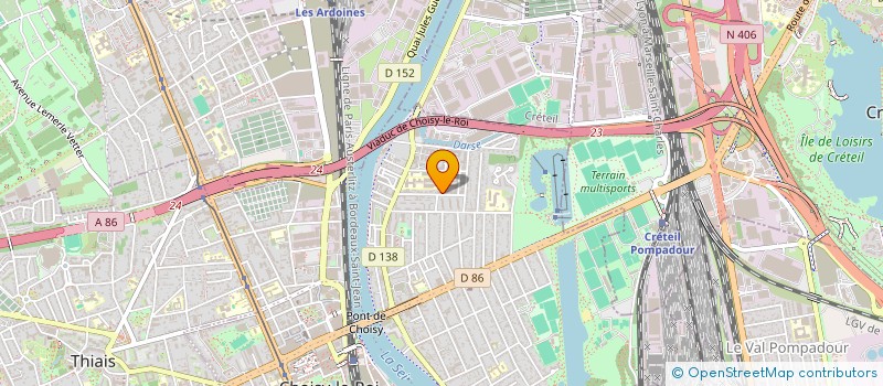 localisation de l'entreprise MONSIEUR CHRISTOPHE GENESTE à CHOISY-LE-ROI