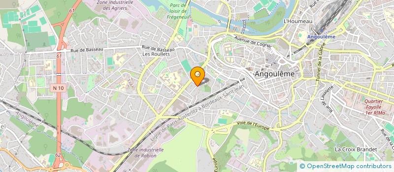 localisation de l'entreprise MONSIEUR CHRISTOPHE GENIN à ANGOULEME