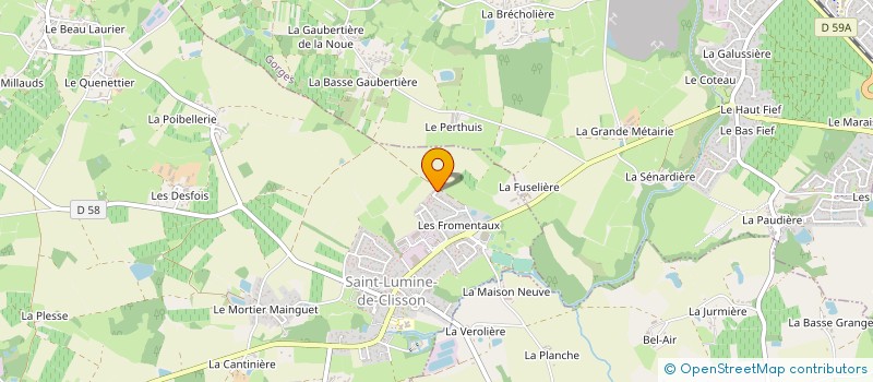localisation de l'entreprise MONSIEUR CHRISTOPHE GENIN à SAINT-LUMINE-DE-CLISSON