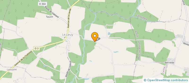 localisation de l'entreprise MONSIEUR CHRISTOPHE GENIN  LE LEUY