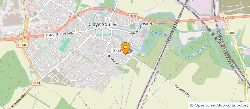 localisation de l'entreprise MONSIEUR CHRISTOPHE GENIN  CLAYE-SOUILLY