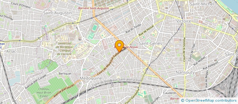 localisation de l'entreprise MONSIEUR CHRISTOPHE GENNADE  BORDEAUX