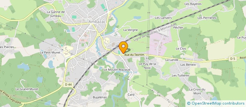 localisation de l'entreprise MONSIEUR CHRISTOPHE GENOT  SAINT-PRIEST-TAURION