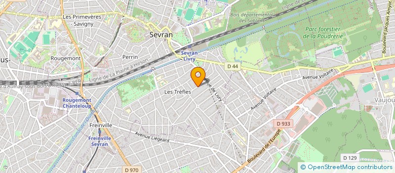 localisation de l'entreprise MONSIEUR CHRISTOPHE GEOFFROY à SEVRAN