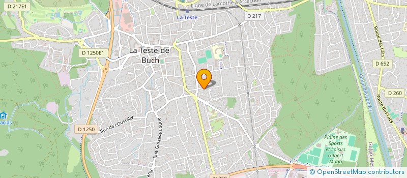 localisation de l'entreprise MONSIEUR CHRISTOPHE GEOFFROY  LA TESTE-DE-BUCH