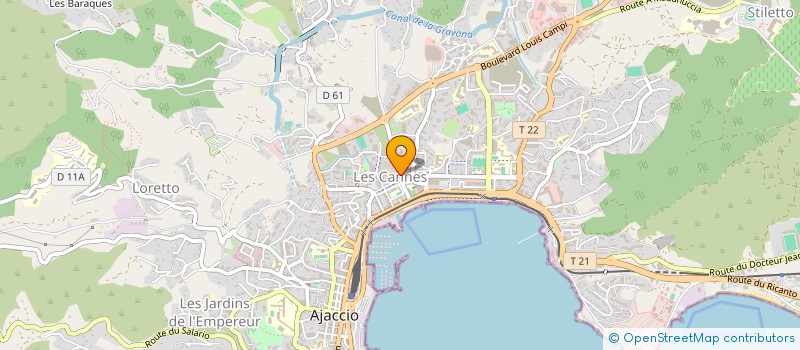 localisation de l'entreprise MONSIEUR CHRISTOPHE GEORGE à AJACCIO