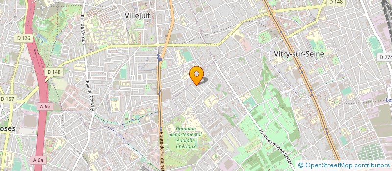 localisation de l'entreprise MONSIEUR CHRISTOPHE-GEORGES DA SILVA à VITRY-SUR-SEINE