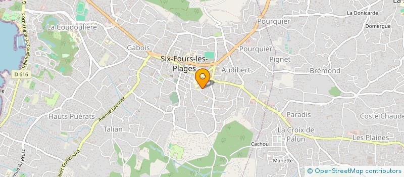 localisation de l'entreprise MONSIEUR CHRISTOPHE GERARD à SIX-FOURS-LES-PLAGES