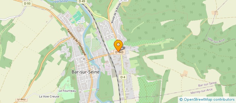 localisation de l'entreprise MONSIEUR CHRISTOPHE GERBAIS  BAR-SUR-SEINE