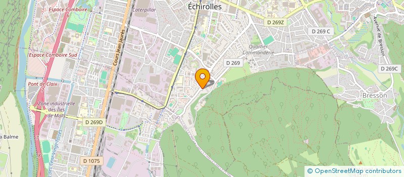 localisation de l'entreprise MONSIEUR CHRISTOPHE GERBELLI à ECHIROLLES