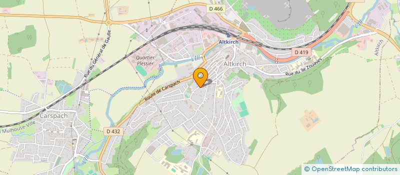 localisation de l'entreprise MONSIEUR CHRISTOPHE GERBER  ASPACH