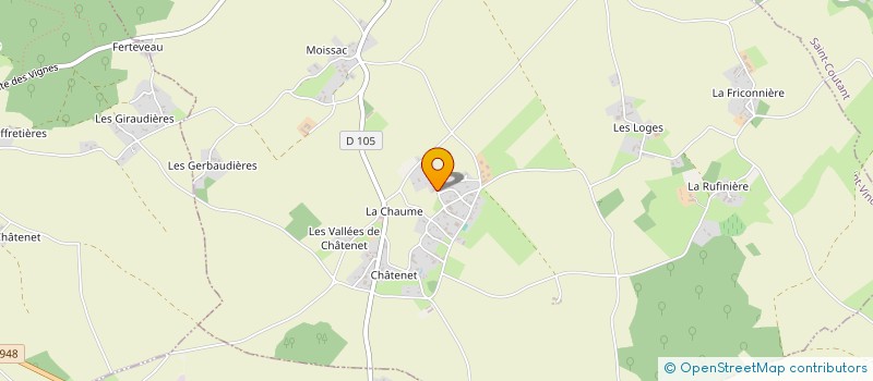 localisation de l'entreprise MONSIEUR CHRISTOPHE GERI  SAINT-VINCENT-LA-CHATRE