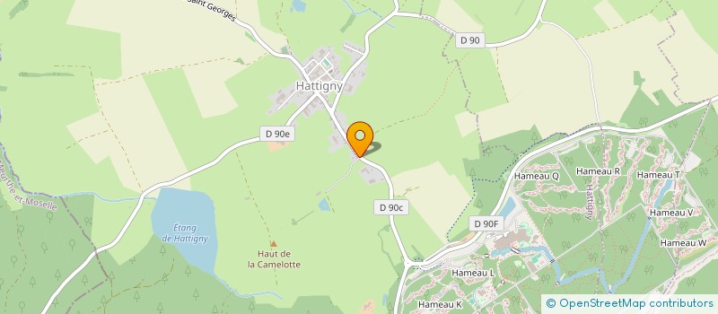 localisation de l'entreprise MONSIEUR CHRISTOPHE GERMAIN  HATTIGNY