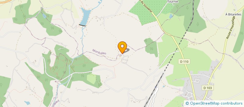 localisation de l'entreprise MONSIEUR CHRISTOPHE GERTNER  MONBALEN