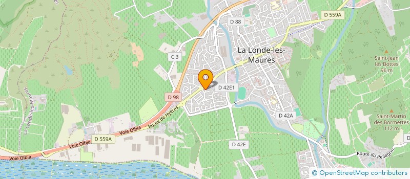localisation de l'entreprise MONSIEUR CHRISTOPHE GERVERS-CHAILLOUX à LA LONDE-LES-MAURES