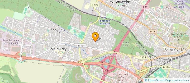 localisation de l'entreprise MONSIEUR CHRISTOPHE GETREY  BOIS-D'ARCY