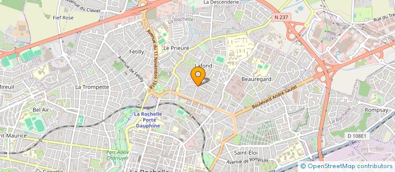 localisation de l'entreprise MONSIEUR CHRISTOPHE GEZE  LA ROCHELLE