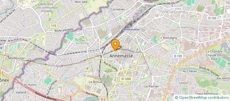 localisation de l'entreprise MONSIEUR CHRISTOPHE GHIELMETTI  ANNEMASSE