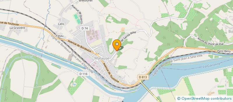 localisation de l'entreprise MONSIEUR CHRISTOPHE GHIGO  MALAUSE