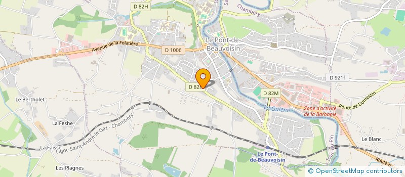 localisation de l'entreprise MONSIEUR CHRISTOPHE GIANNONI  LE PONT-DE-BEAUVOISIN