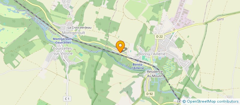 localisation de l'entreprise MONSIEUR CHRISTOPHE GIBAULT  BOISSY-L'AILLERIE