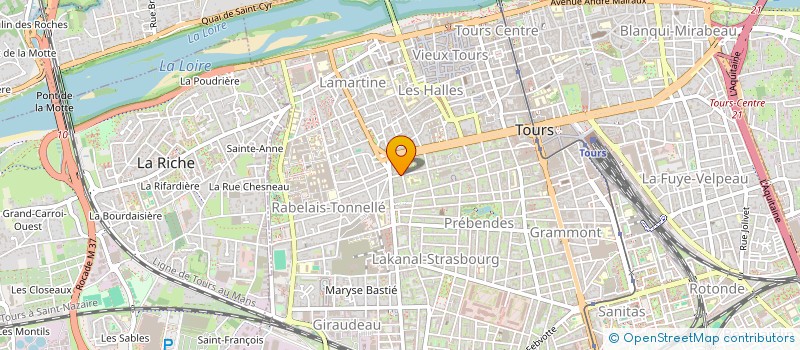 localisation de l'entreprise MONSIEUR CHRISTOPHE GIBERT  TOURS