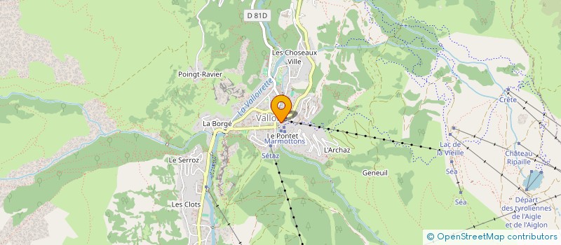 localisation de l'entreprise MONSIEUR CHRISTOPHE GILBERT  VALLOIRE