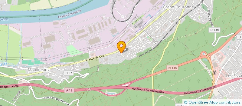 localisation de l'entreprise MONSIEUR CHRISTOPHE GILBERT à GRAND-COURONNE