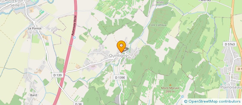 localisation de l'entreprise MONSIEUR CHRISTOPHE GILET à QUINTIGNY