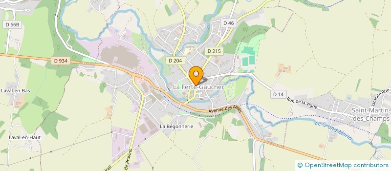 localisation de l'entreprise MONSIEUR CHRISTOPHE GILET à LA FERTE-GAUCHER