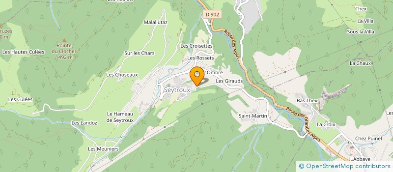 localisation de l'entreprise MONSIEUR CHRISTOPHE GILLARD  SEYTROUX