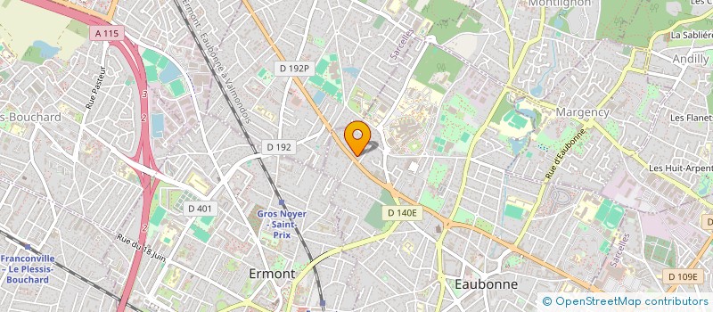 localisation de l'entreprise MONSIEUR CHRISTOPHE GILLOT à EAUBONNE