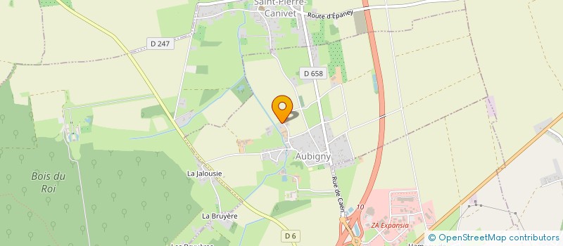 localisation de l'entreprise MONSIEUR CHRISTOPHE GILOT à AUBIGNY