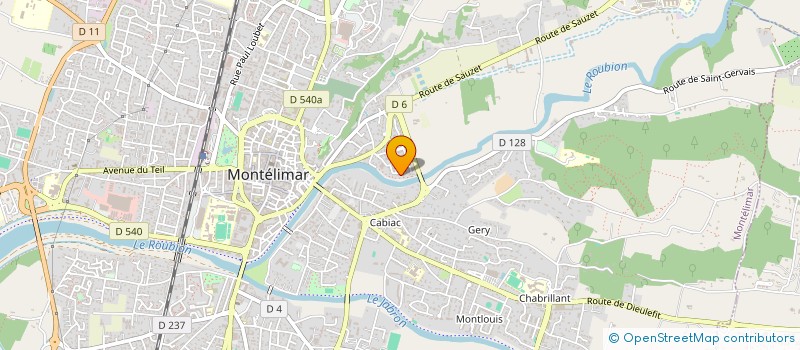 localisation de l'entreprise MONSIEUR CHRISTOPHE GIMBERT à MONTELIMAR