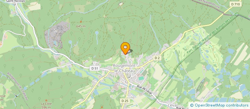 localisation de l'entreprise MONSIEUR CHRISTOPHE GINDRE  ROUGEMONT-LE-CHATEAU