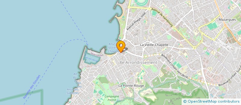localisation de l'entreprise MONSIEUR CHRISTOPHE GINIER  MARSEILLE
