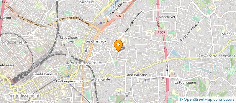 localisation de l'entreprise MONSIEUR CHRISTOPHE GIORGI à MARSEILLE