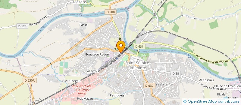 localisation de l'entreprise MONSIEUR CHRISTOPHE GIRAL  SAINT-SULPICE-LA-POINTE