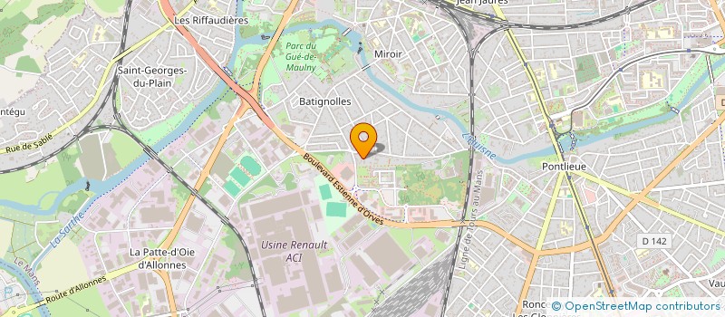 localisation de l'entreprise MONSIEUR CHRISTOPHE GIRARD  LE MANS