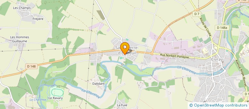 localisation de l'entreprise MONSIEUR CHRISTOPHE GIRARD  SAINT-PIERRE-D'EXIDEUIL