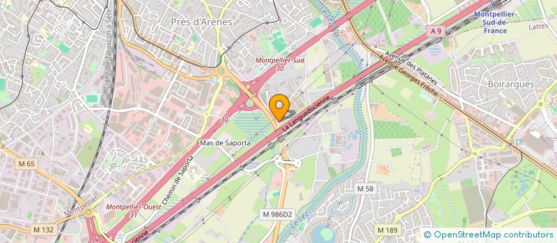 localisation de l'entreprise MONSIEUR CHRISTOPHE GIRAUD à LATTES