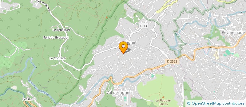 localisation de l'entreprise MONSIEUR CHRISTOPHE GIRAUD à LE TIGNET