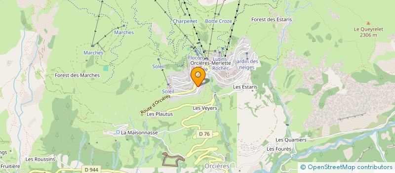 localisation de l'entreprise MONSIEUR CHRISTOPHE GIRIN  ORCIERES