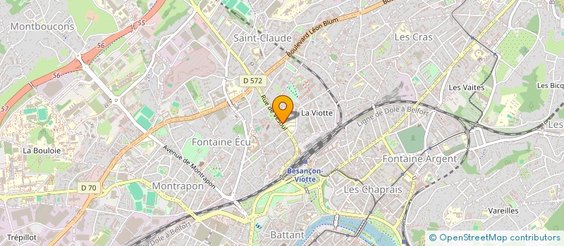 localisation de l'entreprise MONSIEUR CHRISTOPHE GIROD  BESANCON