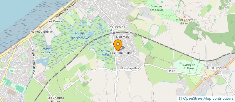 localisation de l'entreprise MONSIEUR CHRISTOPHE GIROT  BLONVILLE-SUR-MER